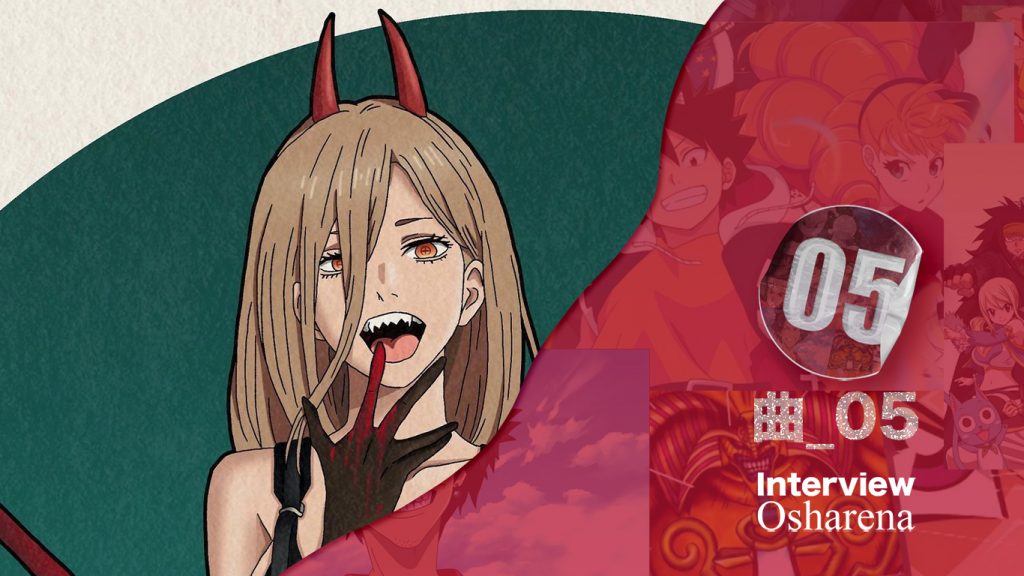 cover d'une collaboration entre osharena et kyoku_05 pour une interview donnée à l'artiste